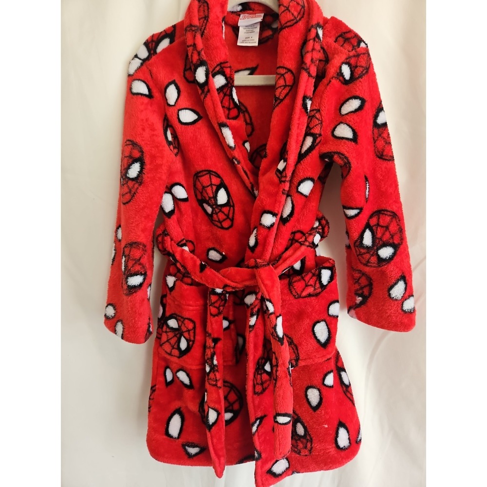 Marvel Spider-Man Bathrobe Size 4